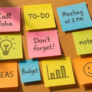 Colorful Sticky Notes Set 10 Pads
