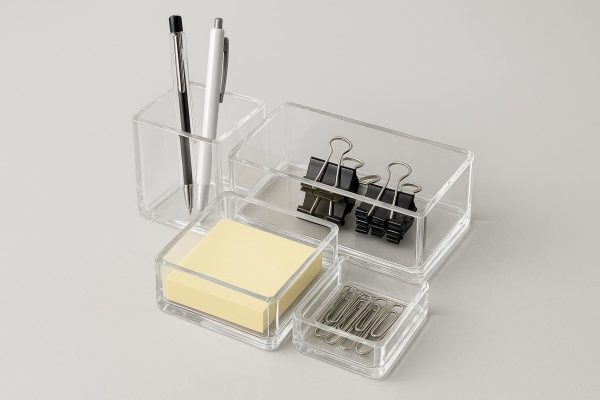 17 Acrylic Desktop Organizer Box Set