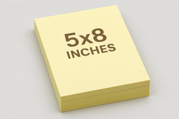 2 Large Sticky Notes 5x8 Inches 5 Pads