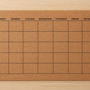 27 Cork Desk Protector Mat with Calendar Grid