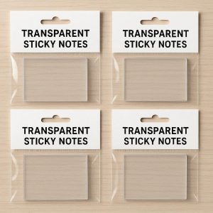 Transparent Sticky Notes Clear 4 Packs