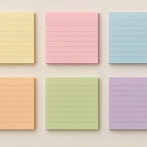 Lined Sticky Notes for Lists 6 Pads
