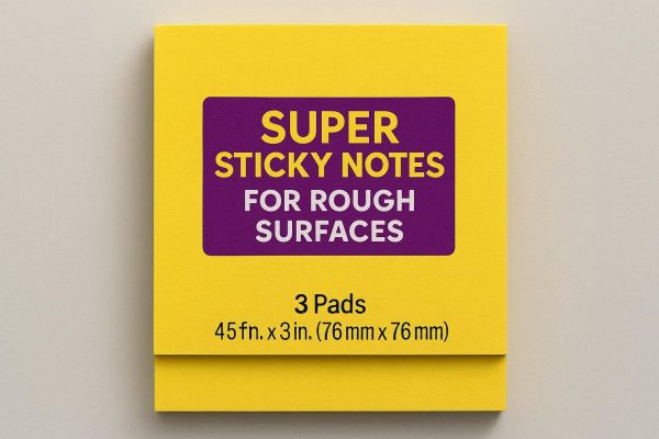 7 Super Sticky Notes for Rough Surfaces 3 Pads